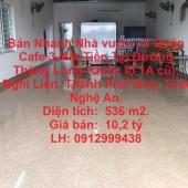 Bán Nhanh Nhà vườn và Quán Cafe 3 Mặt Tiền Tại Đại Lộ Thăng Long, Nghi Liên, TP Vinh - Nghệ An